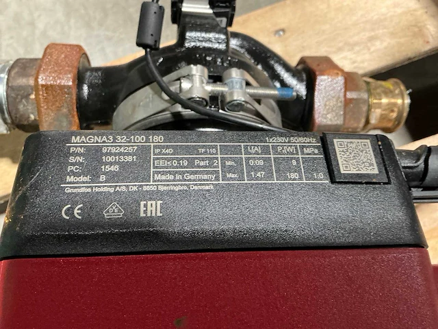 Grundfos magna3 32-100 f 180 pompunit - afbeelding 6 van  7