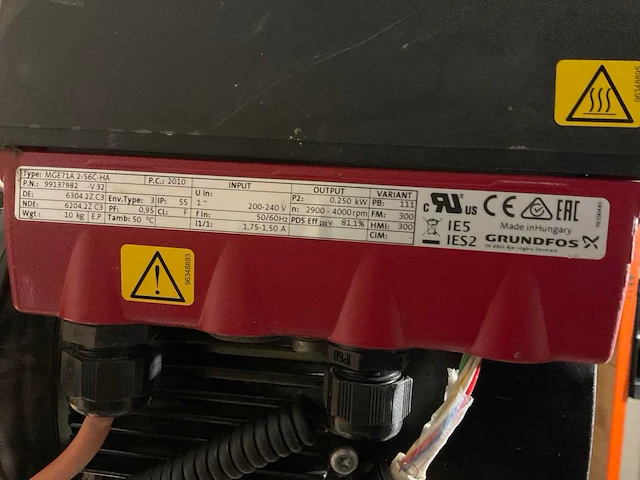 Grundfos mce71a circulatiepomp - afbeelding 4 van  4