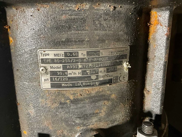 Grundfos mge132sf centrifugaalpomp - afbeelding 6 van  6