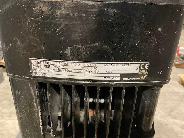 Grundfos mge90sa2 centrifugaalpomp - afbeelding 3 van  4