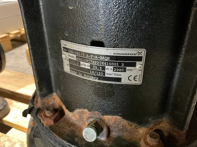 Grundfos tp 100-360/2 pompunit dn 100 - afbeelding 4 van  4