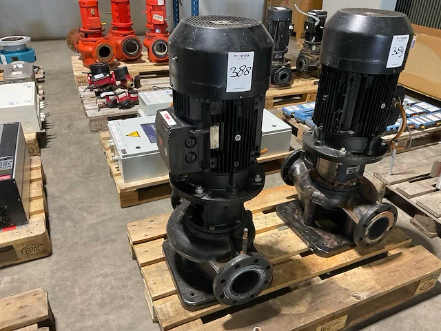 Grundfos tp 100-360/2 pompunit dn100 - afbeelding 1 van  4