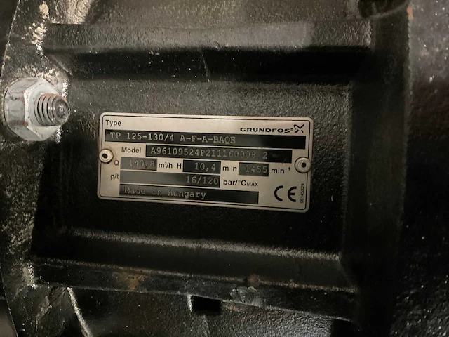 Grundfos tp 125-130/4 circulatiepomp - afbeelding 3 van  3
