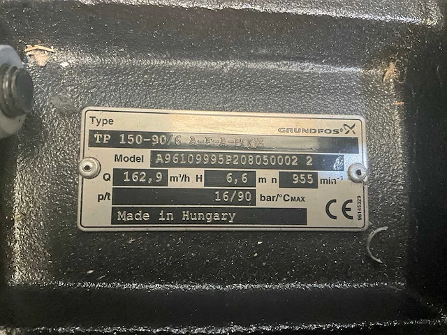 Grundfos tp 150-90 centrifugaalpomp - afbeelding 5 van  5