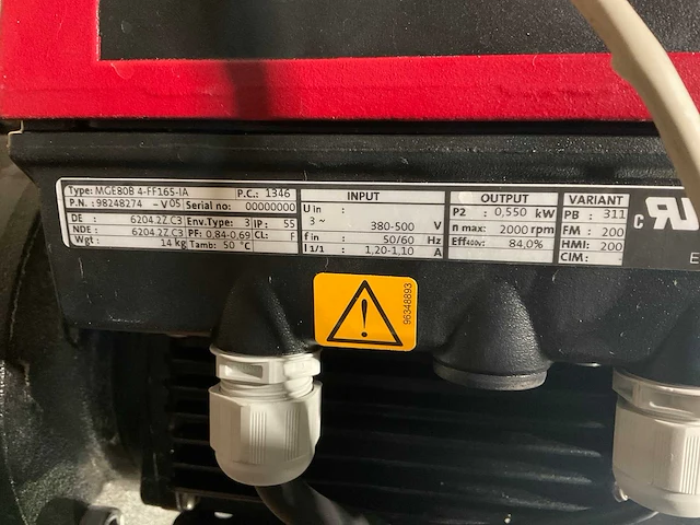 Grundfos tpde 40-100/4 inline circulatiepomp - afbeelding 4 van  4