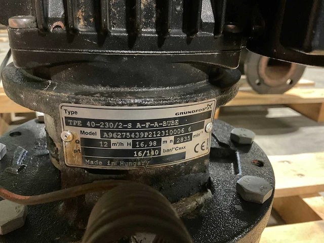Grundfos tpe40-230/2-s a-f-a-bube pompunit dn100/pn16 - afbeelding 5 van  5