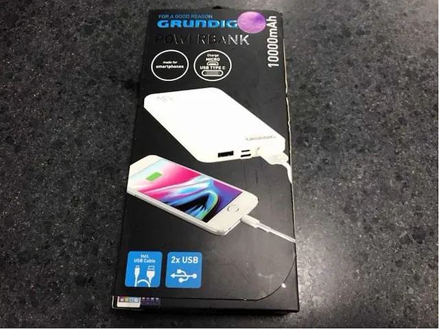 Grundig - 10000mah - powerbank (16x) - afbeelding 4 van  5