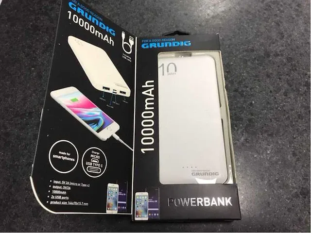 Grundig - 10000mah - powerbank (16x) - afbeelding 5 van  5