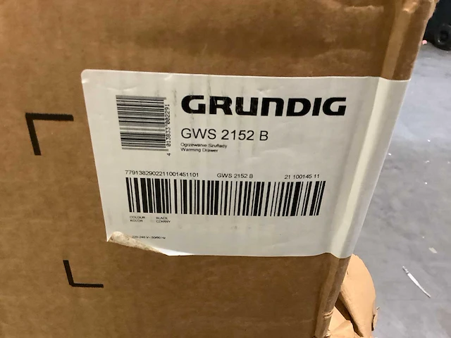 Grundig - gws 2152 b - warmhoudlade (12x) - afbeelding 4 van  5