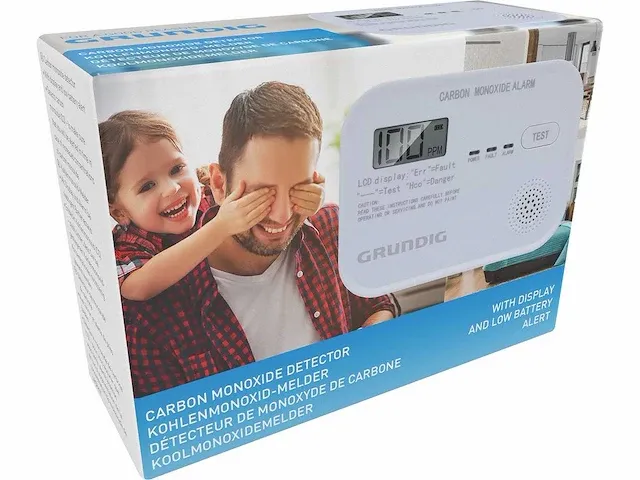 Grundig - koolmonoxidemelder met lcd scherm (6x) - afbeelding 2 van  3