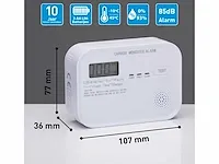 Grundig - koolmonoxidemelder met lcd scherm (6x) - afbeelding 3 van  3