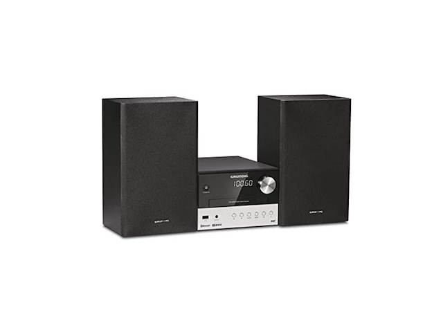 Grundig cms 3000 bt dab+ home audio microsysteem 30 w zwart, zilver - afbeelding 3 van  5