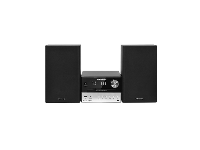 Grundig cms 3000 bt dab+ home audio microsysteem 30 w zwart, zilver - afbeelding 4 van  5