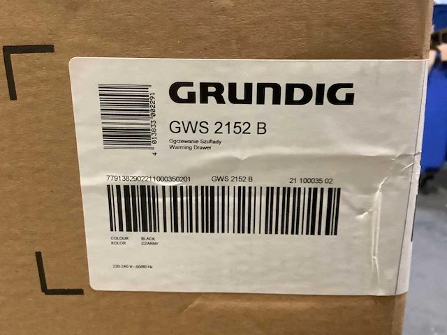 Grundig gws 2152 b warmhoudlade (12x) - afbeelding 4 van  6