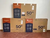 Grundig uhd 55 inch televisie (3x)