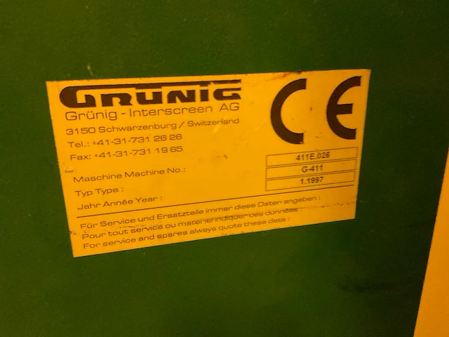 Grunig g-411e infilm machine - afbeelding 4 van  9