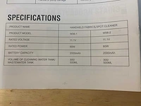Gsc-60 - cleaner - stofzuiger - afbeelding 8 van  8