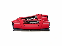 Gskill f43200c15d16gvr memory d4 3200 16gb c15 ripv k2 2x 8gb, 1,35v rood - afbeelding 2 van  3