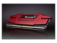 Gskill f43200c15d16gvr memory d4 3200 16gb c15 ripv k2 2x 8gb, 1,35v rood - afbeelding 3 van  3