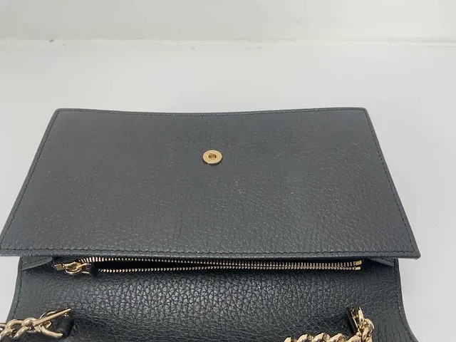 Gucci - g chain wallet clutch - zwart - - afbeelding 7 van  7
