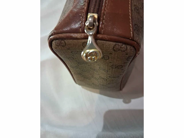 Gucci - pochette met monogram in leer - afbeelding 3 van  8