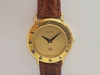 Gucci 3000l 18kt gouden horloge met goudkeurmerk, defect - afbeelding 2 van  6