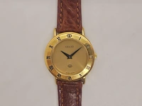 Gucci 3000l 18kt gouden horloge met goudkeurmerk - afbeelding 1 van  6