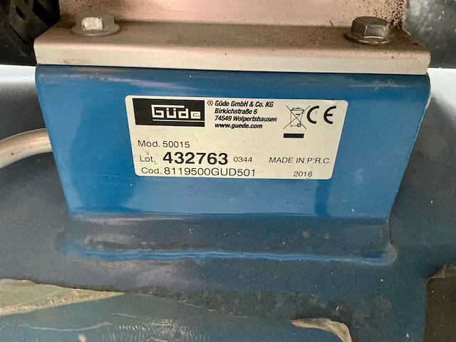 Gude - 2016 - 400/10/50 - luchtcompressor - afbeelding 3 van  12
