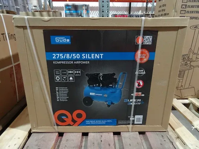 Güde - 275/8/50 silent - luchtcompressor - afbeelding 1 van  1