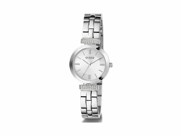 Guess array gw0762l1 horloge staal zilverkleurig 28 mm - afbeelding 1 van  3
