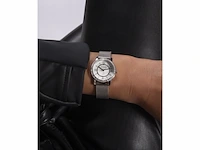 Guess dames horloge gw0534l1 staal quartz met zilverkleurig wijzerplaat en zirkonia en meshband - afbeelding 3 van  4