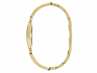 Guess dames horloge gw0668l2 staal met geelgouden plating quartz vierkant met zirkonia - afbeelding 3 van  4