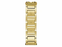 Guess dames horloge gw0668l2 staal met geelgouden plating quartz vierkant met zirkonia - afbeelding 4 van  4