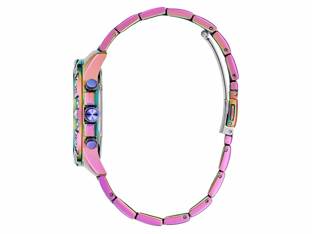 Guess dames horloge majesty roestvrij staal, regenboog - afbeelding 3 van  6