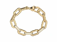 Guess damesarmband matelasse goudkleurig jubb04579jwygs 18 cm - afbeelding 1 van  1