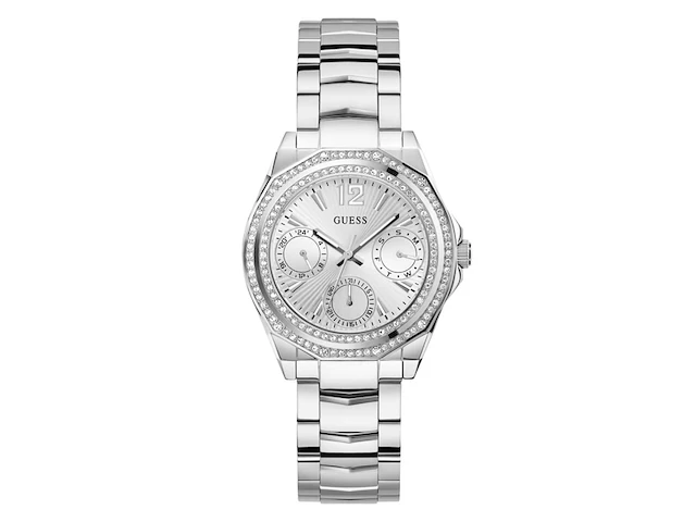 Guess gw0685l1 laikrodis dames horloge zilver - afbeelding 1 van  4