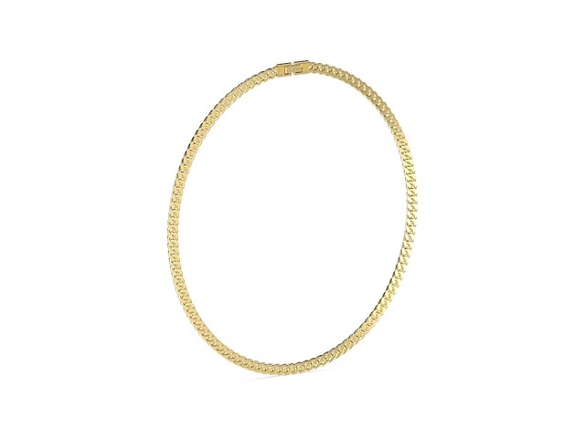 Guess heren stalen goldplated collier link city staal goudkleurig 54 cm - afbeelding 1 van  1