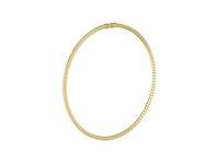 Guess heren stalen goldplated collier link city staal goudkleurig 54 cm - afbeelding 1 van  1