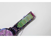 Guess iridescent peony analoog horloge paars - afbeelding 2 van  3