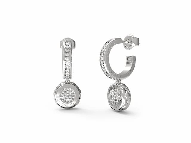 Guess jewellery jube04596jwrhtu oorbellen zilverkleurig - afbeelding 1 van  2