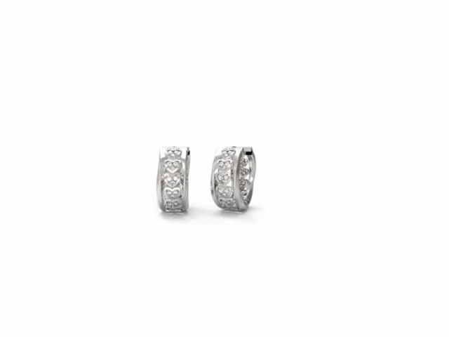 Guess jewellery jube04604jwrhtu oorbellen zilverkleurig - afbeelding 1 van  1