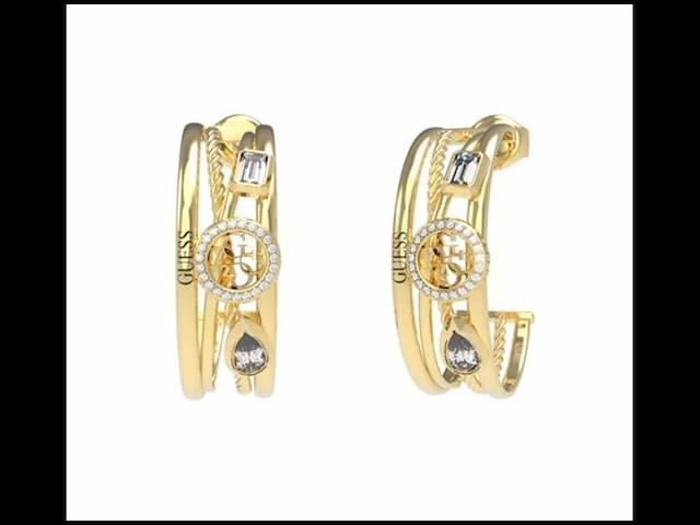 Guess jewellery jube05236jwygt u creolen goudkleurig - afbeelding 1 van  1