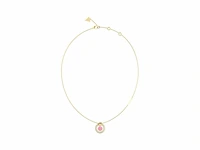 Guess jewellery jubn04052jwygpkt-u collier goudkleurig roze - afbeelding 1 van  1