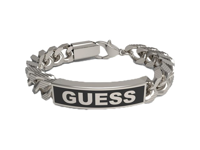 Guess juxb03002jwstbks armband heren 25 cm zilver - afbeelding 1 van  1