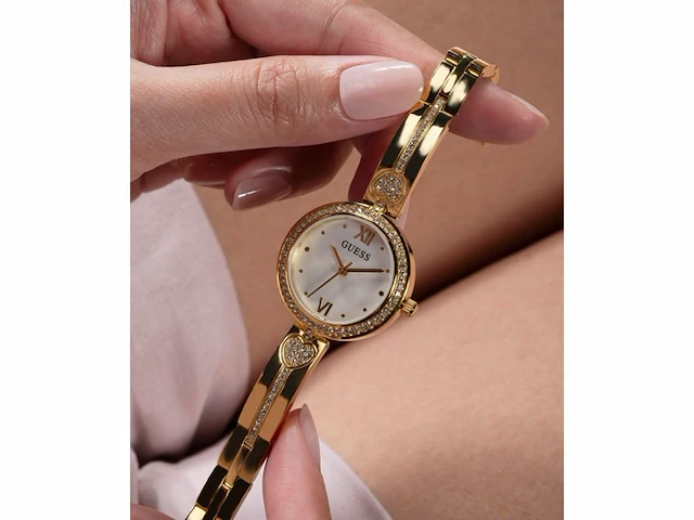 Guess lovey gold gw0655l2 dameshorloge 27 mm - afbeelding 3 van  4