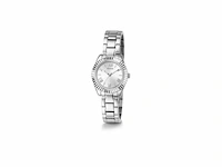 Guess mini luna gw0687l1 dames horloge 30 mm zilverkleurig - afbeelding 1 van  4
