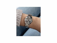 Guess mini luna gw0687l1 dames horloge 30 mm zilverkleurig - afbeelding 3 van  4