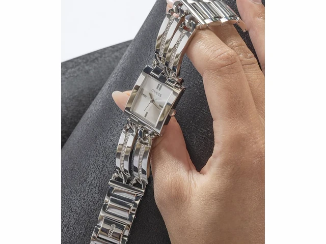 Guess mod id gw0668l1 dameshorloge zilver - afbeelding 3 van  4