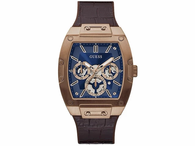 Guess phoenix horloge heren analoog kwarts roestvrij staal band gw0202g2 - afbeelding 1 van  4