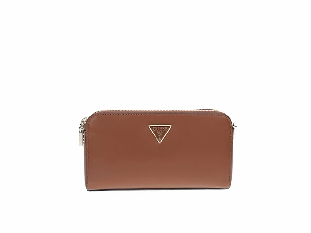 Guess schoudertas daryna status crossbody cognac bruin - afbeelding 1 van  6